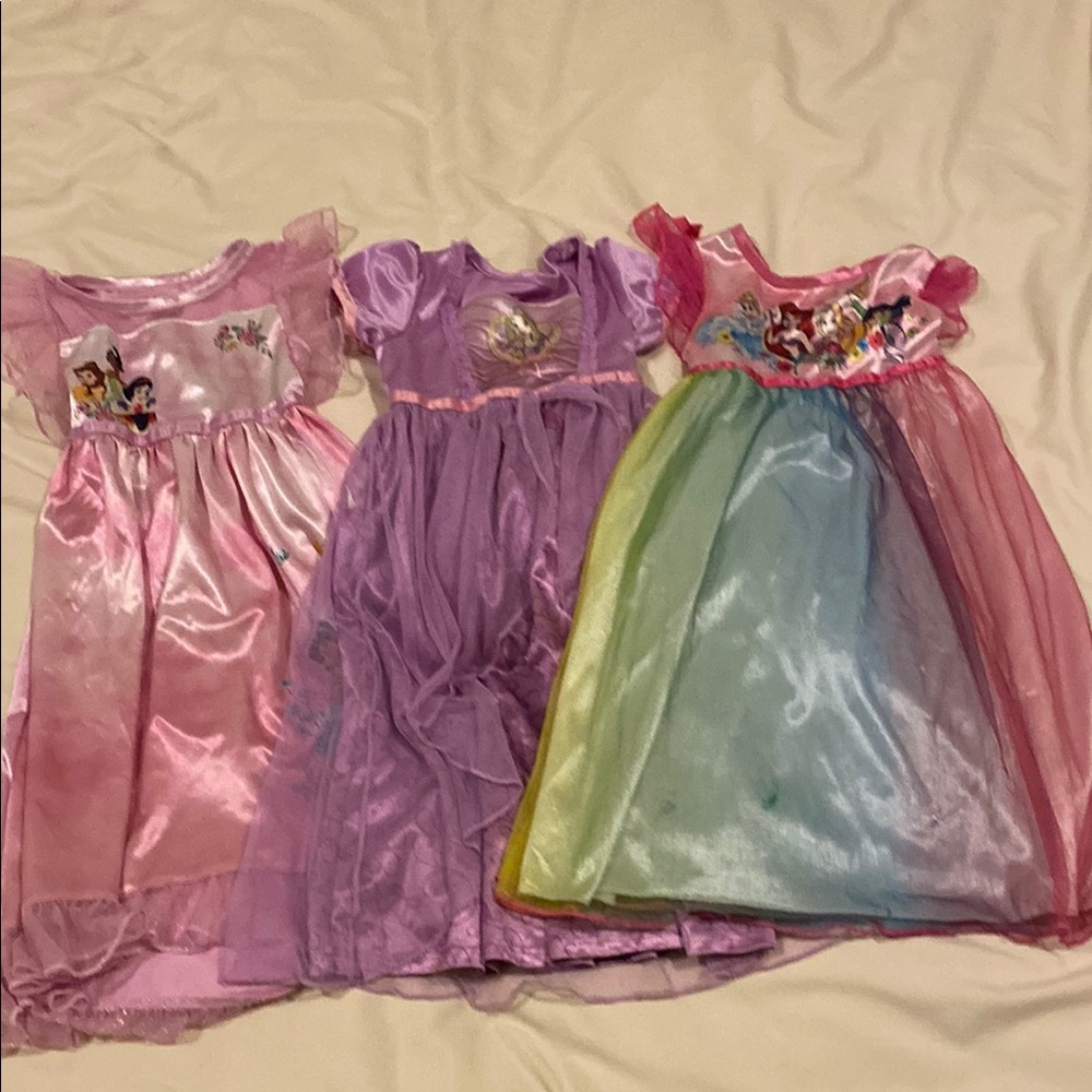 Disney Princess Dresses Set - Pink, Purple, Multicolor